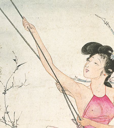 林周县-胡也佛的仕女画和最知名的金瓶梅秘戏图